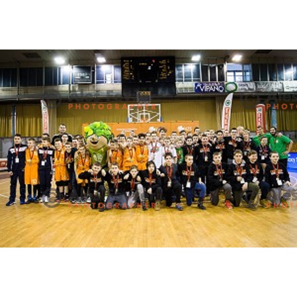 Mini Pokal Spar Final basketball match between Petrol Olimpija and Helios Suns, Tivoli, Ljubljana, Slovenia on February 18, 2018