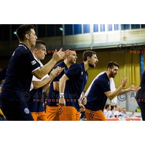in action during Pokal Spar Final final basketball match between Sencur and SIXT Primorska, Tivoli, Ljubljana, Slovenia on February 18, 2018