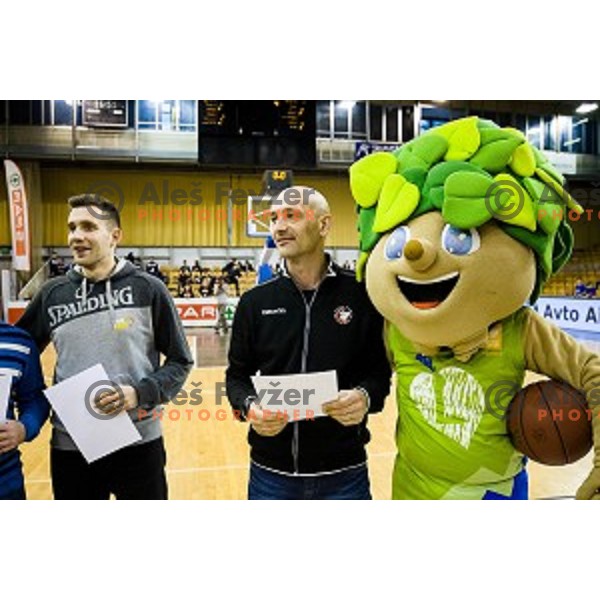 in action during Pokal Spar Final final basketball match between Sencur and SIXT Primorska, Tivoli, Ljubljana, Slovenia on February 18, 2018