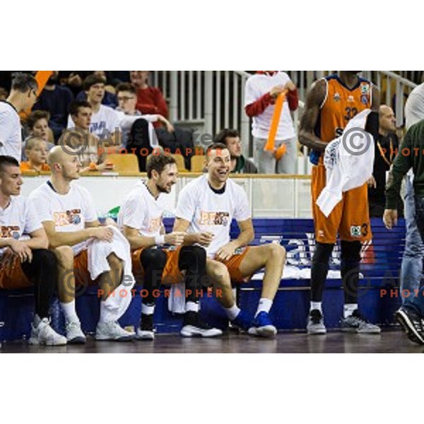 Sixt Primorska in action during Pokal Spar Final final basketball match between Sencur and SIXT Primorska, Tivoli, Ljubljana, Slovenia on February 18, 2018