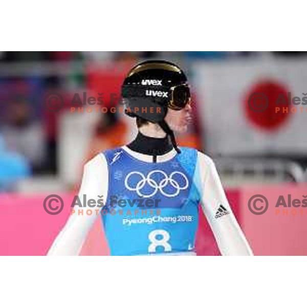 Peter Prevc (SLO) at Ski jumping team competition on Large hill during PyeongChang 2018 Winter Olympic Games, South Korea on February 19, 2018