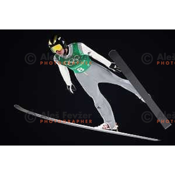 Anze Semenic (SLO) at Ski jumping team competition on Large hill during PyeongChang 2018 Winter Olympic Games, South Korea on February 19, 2018