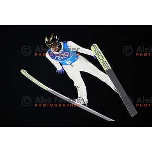Peter Prevc (SLO) at Ski jumping team competition on Large hill during PyeongChang 2018 Winter Olympic Games, South Korea on February 19, 2018
