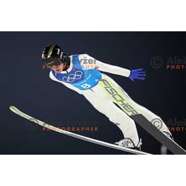 Peter Prevc (SLO) at Ski jumping team competition on Large hill during PyeongChang 2018 Winter Olympic Games, South Korea on February 19, 2018