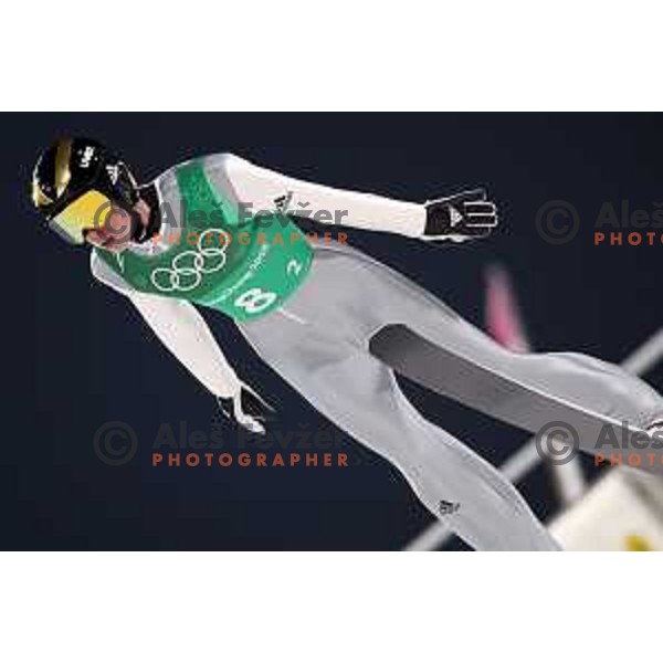 Anze Semenic (SLO) at Ski jumping team competition on Large hill during PyeongChang 2018 Winter Olympic Games, South Korea on February 19, 2018