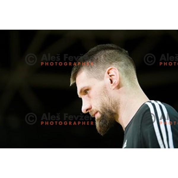 during training of the Slovenian basketball national team, Arena Stozice, Ljubljana, Slovenia on February 19, 2018
