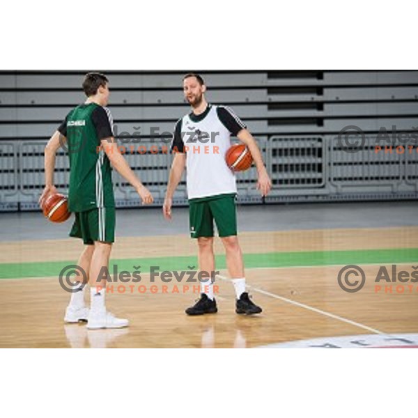 during training of the Slovenian basketball national team, Arena Stozice, Ljubljana, Slovenia on February 19, 2018