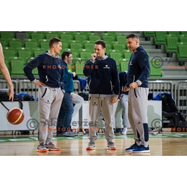 during training of the Slovenian basketball national team, Arena Stozice, Ljubljana, Slovenia on February 19, 2018
