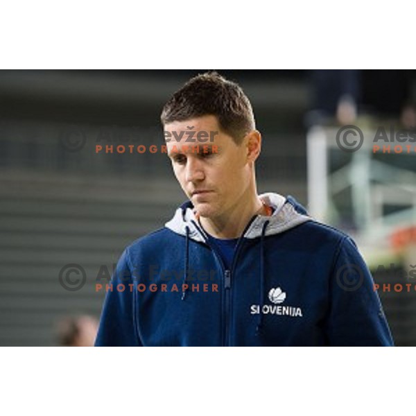 during training of the Slovenian basketball national team, Arena Stozice, Ljubljana, Slovenia on February 19, 2018