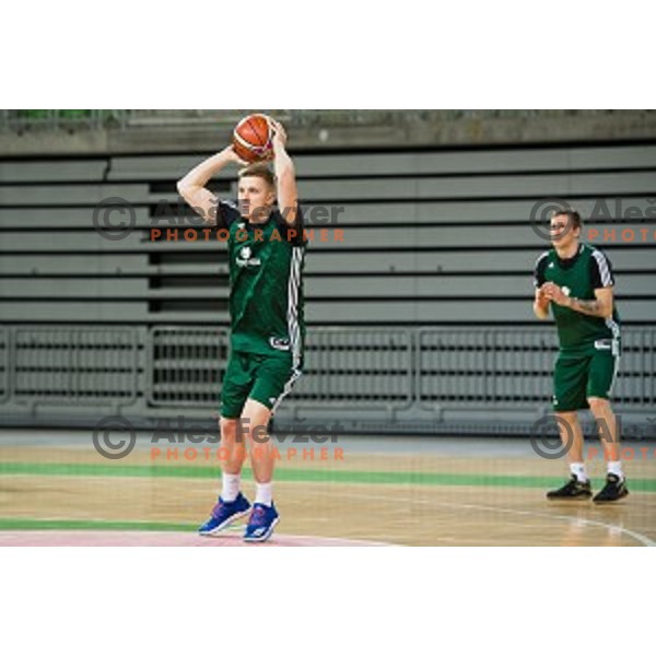 during training of the Slovenian basketball national team, Arena Stozice, Ljubljana, Slovenia on February 19, 2018