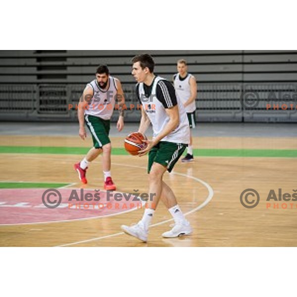 during training of the Slovenian basketball national team, Arena Stozice, Ljubljana, Slovenia on February 19, 2018