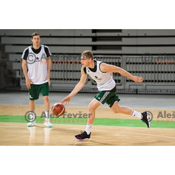 during training of the Slovenian basketball national team, Arena Stozice, Ljubljana, Slovenia on February 19, 2018