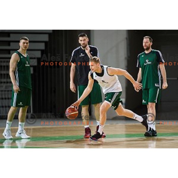 during training of the Slovenian basketball national team, Arena Stozice, Ljubljana, Slovenia on February 19, 2018