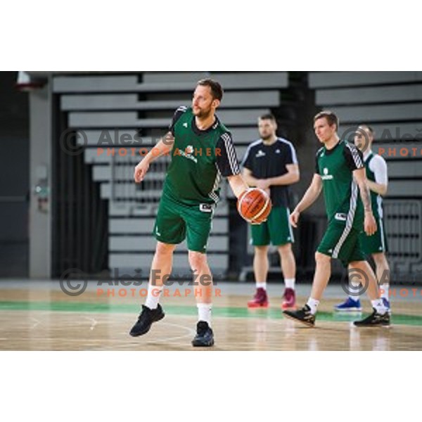 during training of the Slovenian basketball national team, Arena Stozice, Ljubljana, Slovenia on February 19, 2018