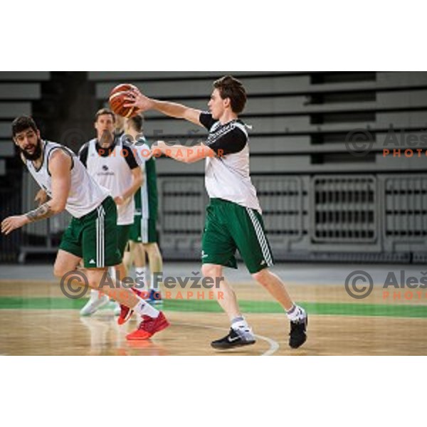 during training of the Slovenian basketball national team, Arena Stozice, Ljubljana, Slovenia on February 19, 2018