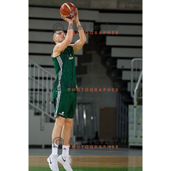 during training of the Slovenian basketball national team, Arena Stozice, Ljubljana, Slovenia on February 19, 2018