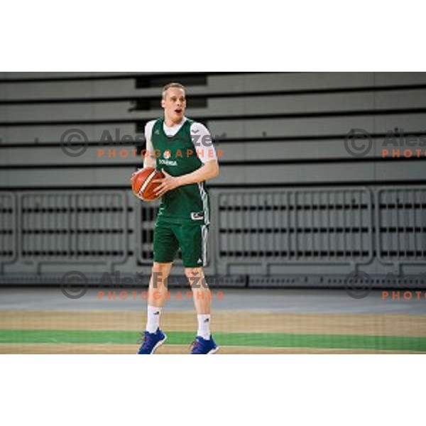 during training of the Slovenian basketball national team, Arena Stozice, Ljubljana, Slovenia on February 19, 2018