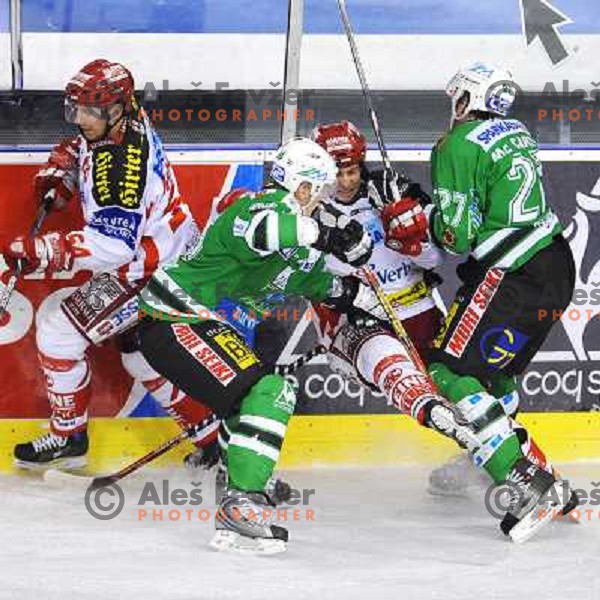 Olimpija defense working hard 