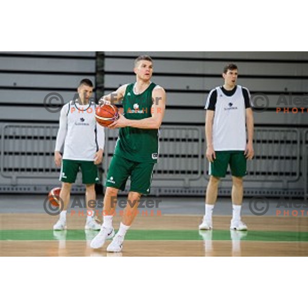 during training of the Slovenian basketball national team, Arena Stozice, Ljubljana, Slovenia on February 19, 2018