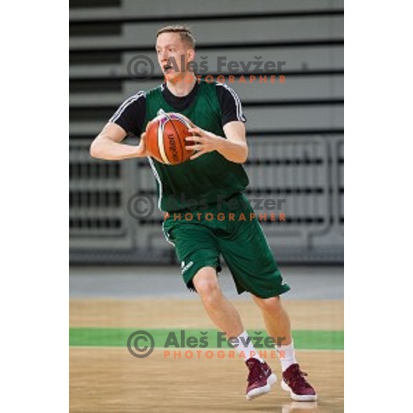 during training of the Slovenian basketball national team, Arena Stozice, Ljubljana, Slovenia on February 19, 2018