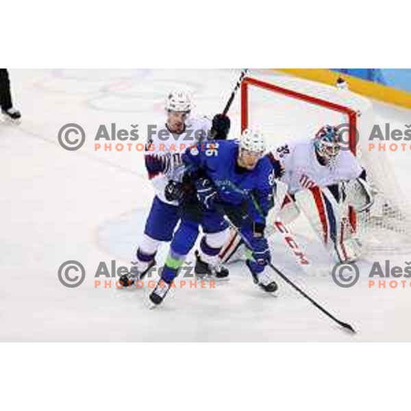 Olympic ice hockey tournament match between Slovenia and Norway during PyeongChang 2018 Winter Olympic Games, South Korea on February 20, 2018
