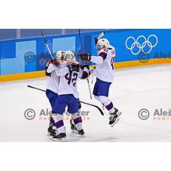 Olympic ice hockey tournament match between Slovenia and Norway during PyeongChang 2018 Winter Olympic Games, South Korea on February 20, 2018