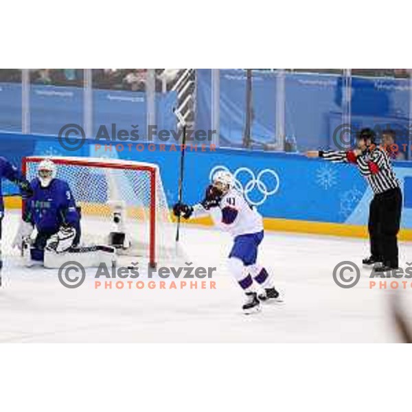 Olympic ice hockey tournament match between Slovenia and Norway during PyeongChang 2018 Winter Olympic Games, South Korea on February 20, 2018
