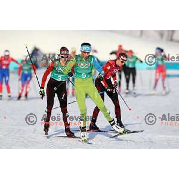 Anamarija Lampic (SLO) racing at Cross Country Ladies Team Sprint Free during PyeongChang 2018 Winter Olympic Games, South Korea on February 21, 2018