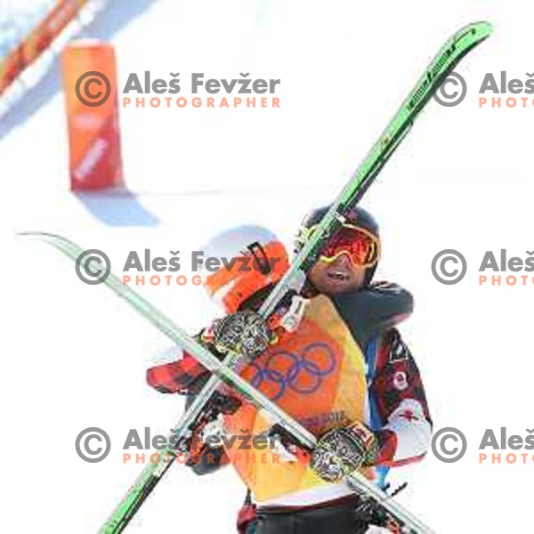 Brady Leman (CAN), Olympic champion in Men\'s Ski Cross at Phoenix Snow park during PyeongChang 2018 Winter Olympic Games, South Korea on February 21, 2018