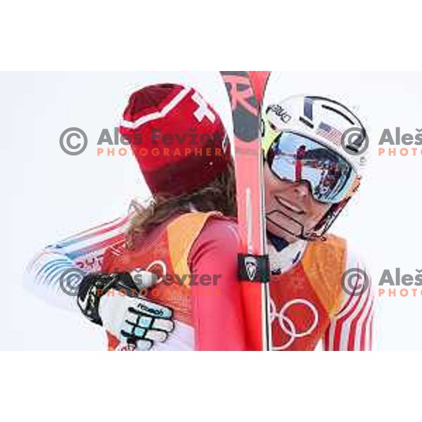 Lindsey Vonn (USA) at Ladies Alpine Combined at Jeongseon Alpine Centre during PyeongChang 2018 Winter Olympic Games, South Korea on February 22, 2018