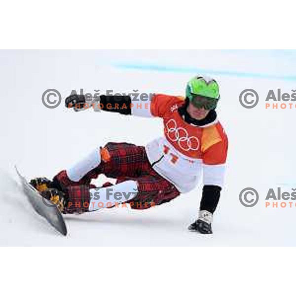 Snowboard Men\'s Parallel Giant Slalom at Phoenix Snow park during PyeongChang 2018 Winter Olympic Games, South Korea on February 24, 2018