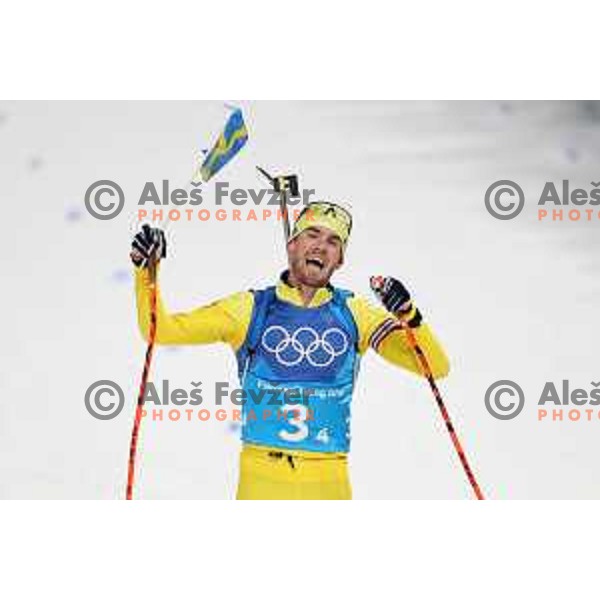 (SLO) competes in Biathlon Men\'s Relay at Alpensia Biathlon Centre during PyeongChang 2018 Winter Olympic Games, South Korea on February 23, 2018