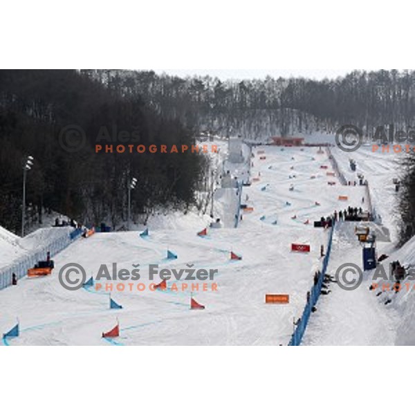 Snowboard Men\'s Parallel Giant Slalom at Phoenix Snow park during PyeongChang 2018 Winter Olympic Games, South Korea on February 24, 2018
