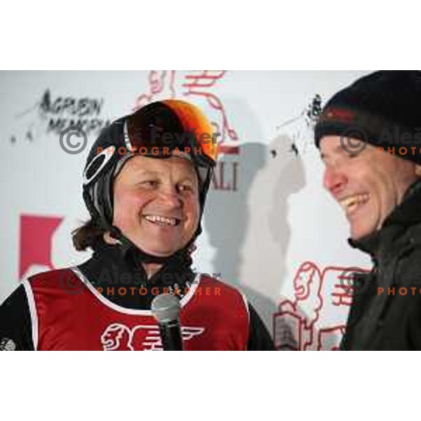 Matjaz Jelen (Sank rock) at Grubin Memorial before AUDI FIS World Cup races in Kranjska gora, Slovenia on March 2, 2018