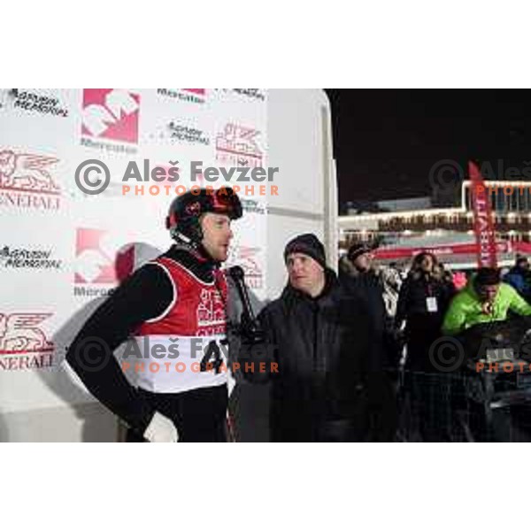 Jure Kosir at Grubin Memorial before AUDI FIS World Cup races in Kranjska gora, Slovenia on March 2, 2018