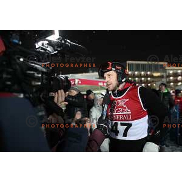 Jure Kosir at Grubin Memorial before AUDI FIS World Cup races in Kranjska gora, Slovenia on March 2, 2018