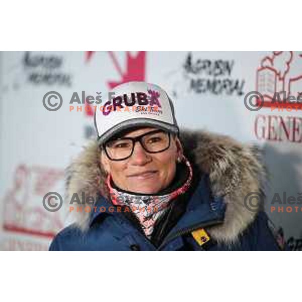 Urska Rabic at Grubin Memorial before AUDI FIS World Cup races in Kranjska gora, Slovenia on March 2, 2018