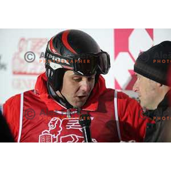 Mitja Dragsic at Grubin Memorial before AUDI FIS World Cup races in Kranjska gora, Slovenia on March 2, 2018