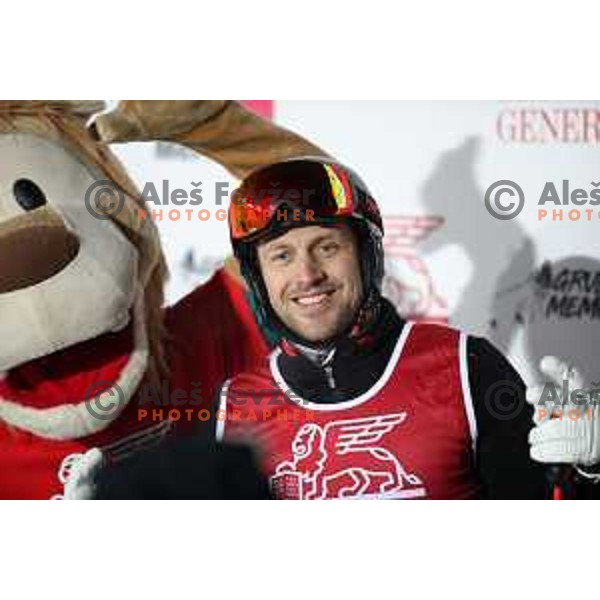Jure Kosir at Grubin Memorial before AUDI FIS World Cup races in Kranjska gora, Slovenia on March 2, 2018
