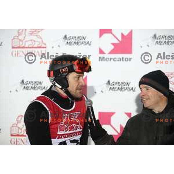 Jure Kosir at Grubin Memorial before AUDI FIS World Cup races in Kranjska gora, Slovenia on March 2, 2018