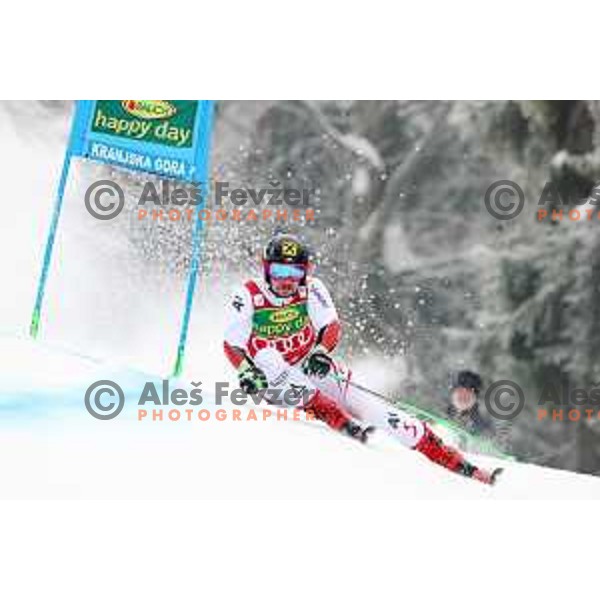 Marcel Hirscher (AUT), winner of AUDI FIS World Cup Giant Slalom for 57. Vitranc Cup in Kranjska gora, Slovenia on March 3, 2018