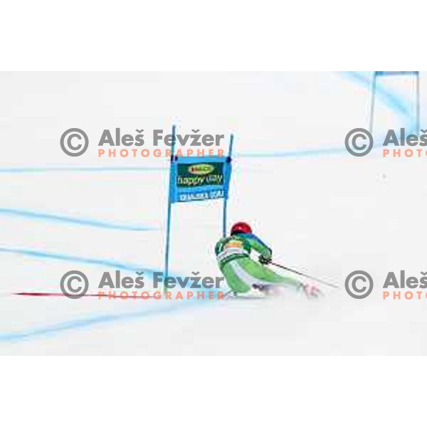 Zan Kranjec (SLO) races at AUDI FIS World Cup Giant Slalom for 57. Vitranc Cup in Kranjska gora, Slovenia on March 3, 2018
