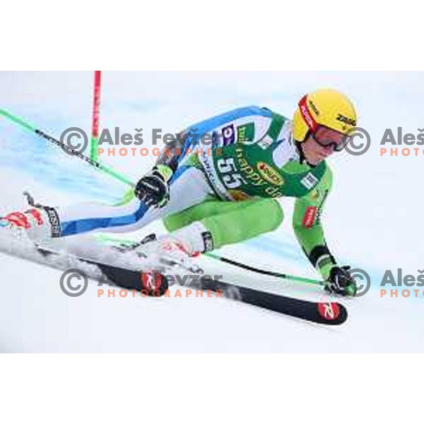 Stefan Hadalin (SLO) races at AUDI FIS World Cup Giant Slalom for 57. Vitranc Cup in Kranjska gora, Slovenia on March 3, 2018