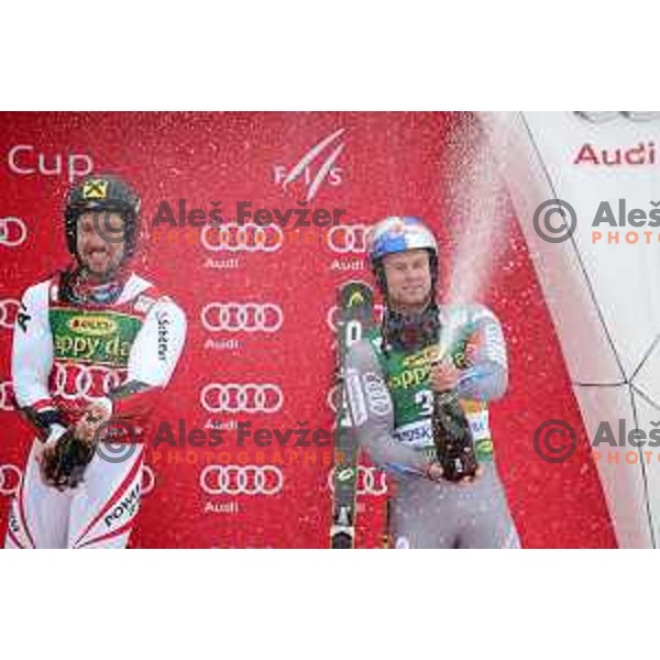 Marcel Hirscher (AUT), winner of AUDI FIS World Cup Giant Slalom for 57. Vitranc Cup in Kranjska gora, Slovenia on March 3, 2018
