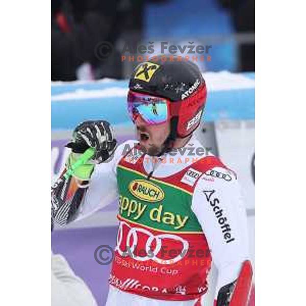 Marcel Hirscher (AUT), winner of AUDI FIS World Cup Giant Slalom for 57. Vitranc Cup in Kranjska gora, Slovenia on March 3, 2018