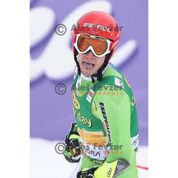 Zan Kranjec (SLO) races at AUDI FIS World Cup Giant Slalom for 57. Vitranc Cup in Kranjska gora, Slovenia on March 3, 2018