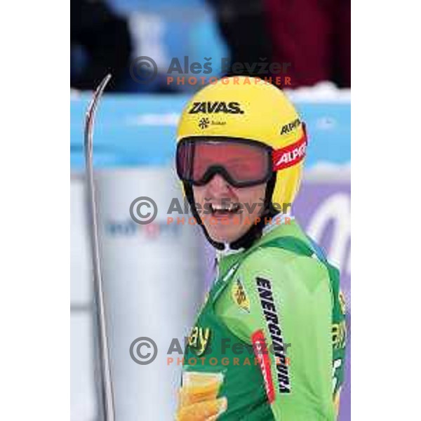 Stefan Hadalin (SLO) races at AUDI FIS World Cup Giant Slalom for 57. Vitranc Cup in Kranjska gora, Slovenia on March 3, 2018