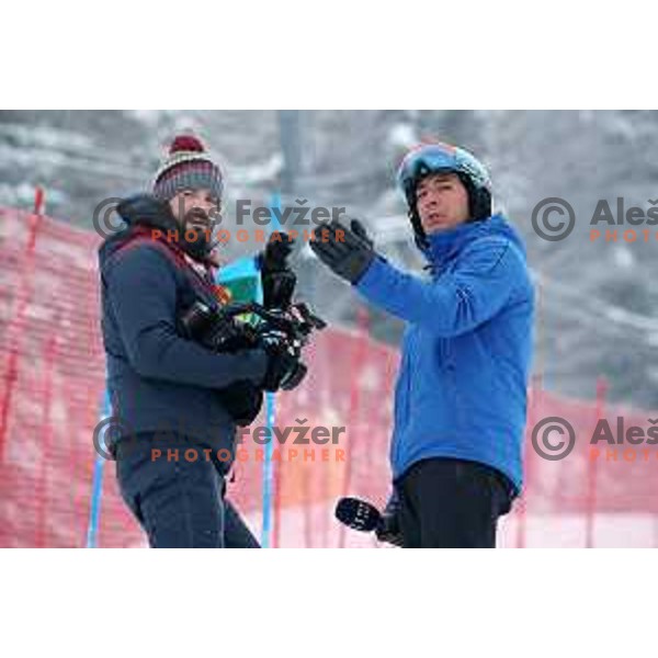 Course inspection before AUDI FIS World Cup Giant Slalom for 57. Vitranc Cup in Kranjska gora, Slovenia on March 3, 2018