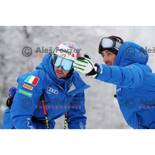 Course inspection before AUDI FIS World Cup Giant Slalom for 57. Vitranc Cup in Kranjska gora, Slovenia on March 3, 2018