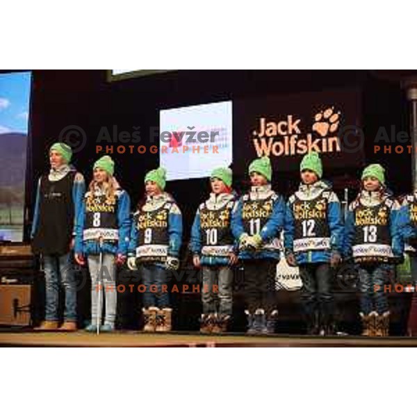 Q-max party and public draw of starting numbers of AUDI FIS World Cup Slalom for 57. Vitranc Cup in Kranjska gora, Slovenia on March 3, 2018
